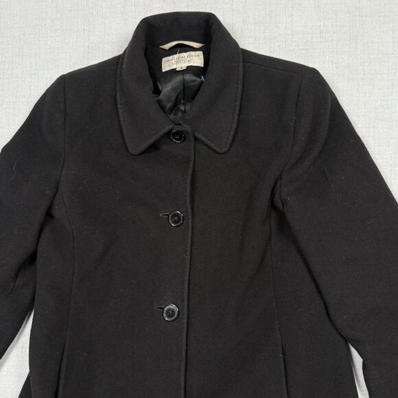 Vintage Larry Levine Design Pure Camel Hair Coat Button Front Size 8 - Picture 3 of 12